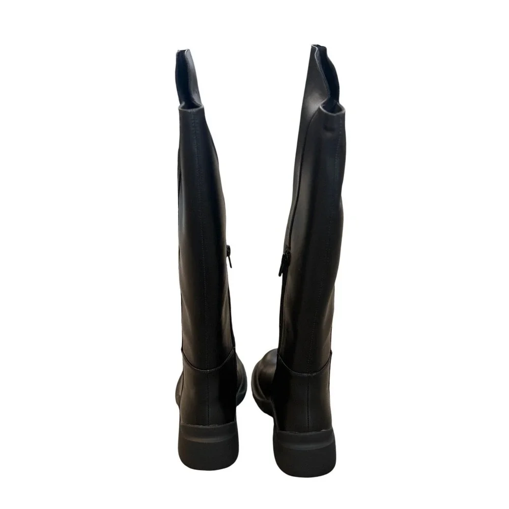 NEW Jeffrey‎ Campbell Womens Black Excursion Knee High Boots Size 5.5